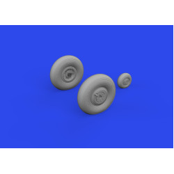 Eduard 632190 1/32 Hurricane Mk.II wheels Brassin for Aircraft