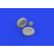 Eduard 632190 1/32 Hurricane Mk.II wheels Brassin for Aircraft