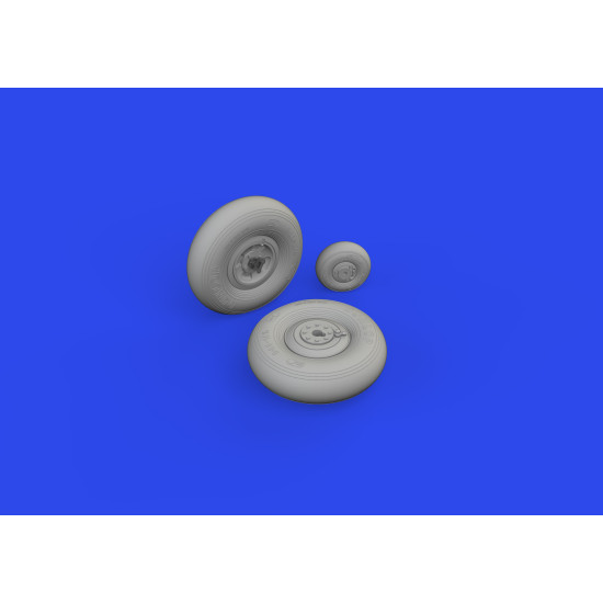 Eduard 632190 1/32 Hurricane Mk.II wheels Brassin for Aircraft