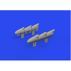 Eduard 632196 1/32 Spitfire Mk.Ia exhaust stacks PRINT Brassin for Aircraft