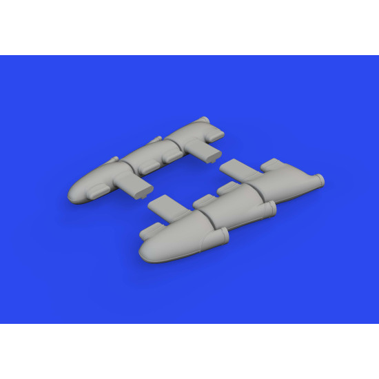 Eduard 632196 1/32 Spitfire Mk.Ia exhaust stacks PRINT Brassin for Aircraft