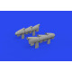 Eduard 632196 1/32 Spitfire Mk.Ia exhaust stacks PRINT Brassin for Aircraft