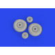 Eduard 632198 1/32 MC.202 wheels Brassin for Aircraft Eduard 632198 1/32 MC.202 wheels Brassin for Aircraft