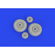 Eduard 632198 1/32 MC.202 wheels Brassin for Aircraft Eduard 632198 1/32 MC.202 wheels Brassin for Aircraft
