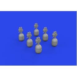 Eduard 632199 1/32 WWII USAAF oxygen cylinder A-4 PRINT Brassin for Aircraft