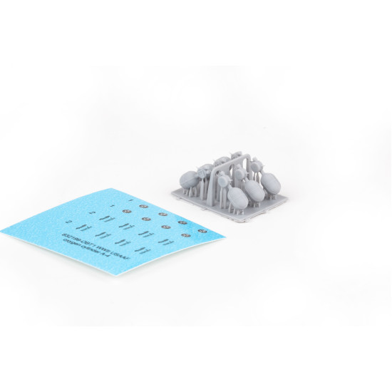 Eduard 632199 1/32 WWII USAAF oxygen cylinder A-4 PRINT Brassin for Aircraft