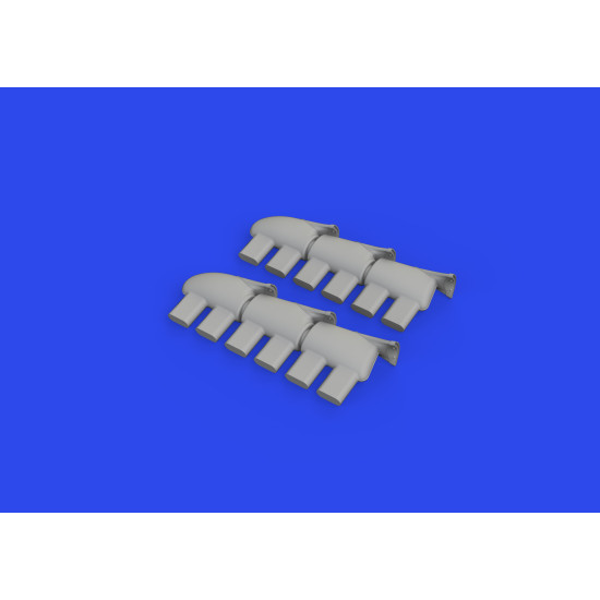 Eduard 634037 1/32 Hurricane Mk.IIb w/ fishtail exhausts LööKplus Brassin for Aircraft