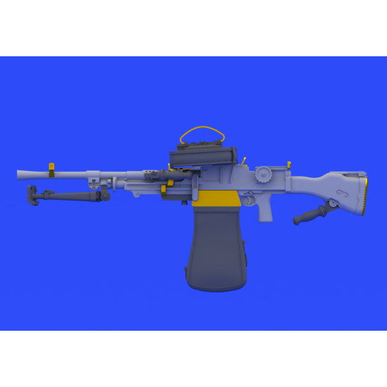 Eduard 635003 1/35 WWII British Machine Gun - Bren Mk.I w/2 Types of Magazines Brassin for AFV