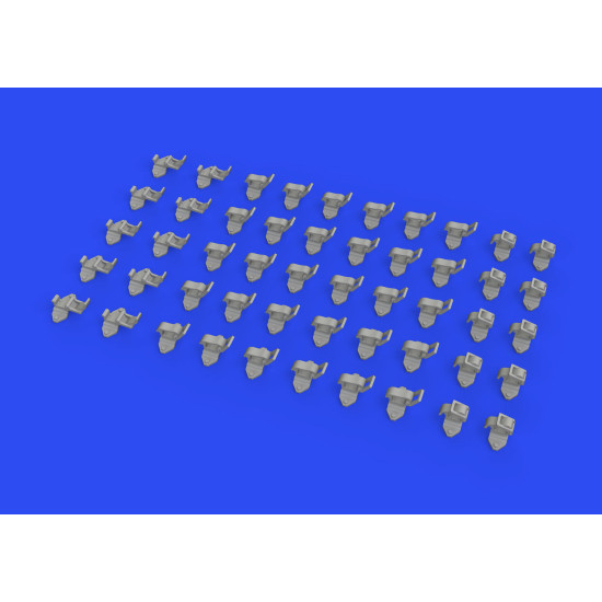 Eduard 635017 1/35 WWII German clamps Type 1 PRINT Brassin for AFV