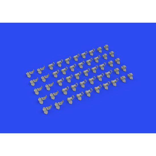 Eduard 635017 1/35 WWII German clamps Type 1 PRINT Brassin for AFV