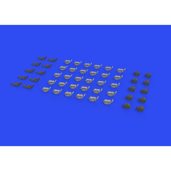 Eduard 635021 1/35 WWII German clamps Type 2 PRINT Brassin for AFV