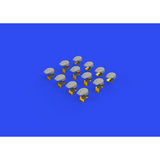 Eduard 635023 1/35 WWII German NOTEK headlights PRINT Brassin for AFV