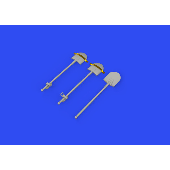 Eduard 635025 1/35 WWII German shovels PRINT Brassin for AFV Eduard 635025 1/35 WWII German shovels PRINT Brassin for AFV