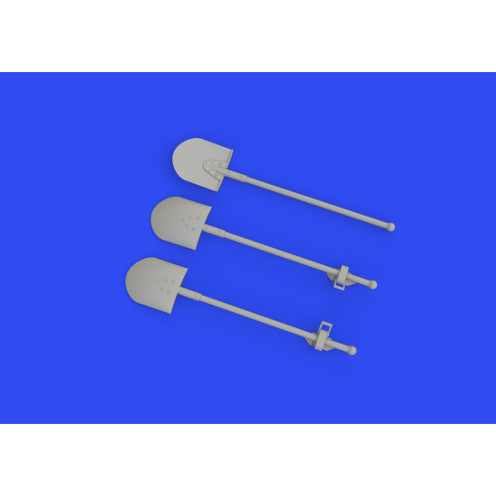 Eduard 635025 1/35 WWII German shovels PRINT Brassin for AFV Eduard 635025 1/35 WWII German shovels PRINT Brassin for AFV