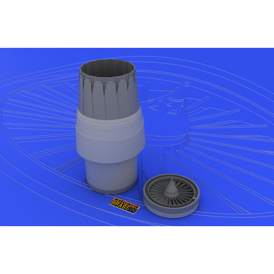Eduard 648004 1/48 F-16CJ Block 52 engine Brassin for Aircraft