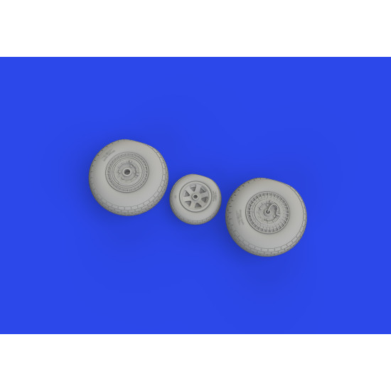 Eduard 648011 1/48 F-16 late wheels Brassin for Aircraft