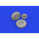 Eduard 648011 1/48 F-16 late wheels Brassin for Aircraft