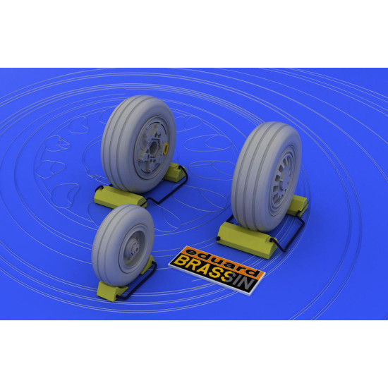 Eduard 648011 1/48 F-16 late wheels Brassin for Aircraft