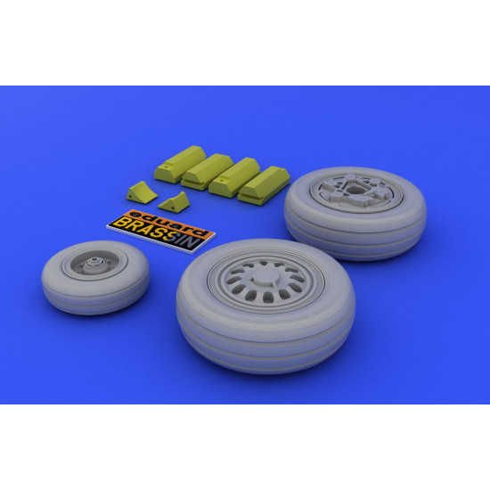 Eduard 648011 1/48 F-16 late wheels Brassin for Aircraft