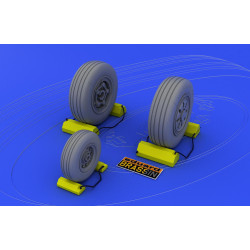 Eduard 648017 1/48 F-22A wheels Brassin for Aircraft Eduard 648017 1/48 F-22A wheels Brassin for Aircraft