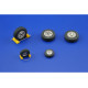 Eduard 648017 1/48 F-22A wheels Brassin for Aircraft Eduard 648017 1/48 F-22A wheels Brassin for Aircraft