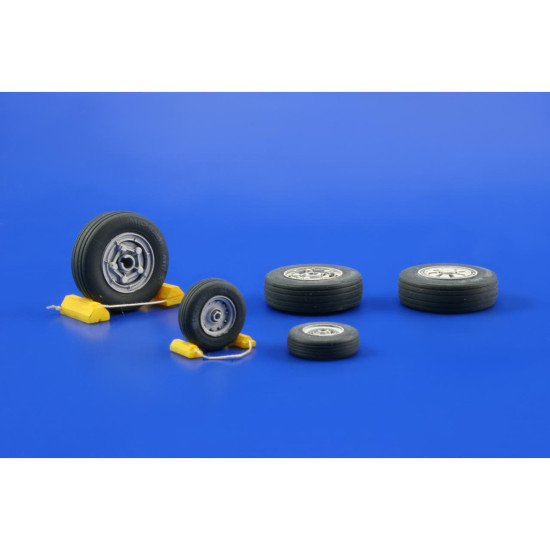 Eduard 648017 1/48 F-22A wheels Brassin for Aircraft Eduard 648017 1/48 F-22A wheels Brassin for Aircraft