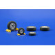 Eduard 648017 1/48 F-22A wheels Brassin for Aircraft Eduard 648017 1/48 F-22A wheels Brassin for Aircraft