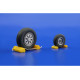 Eduard 648017 1/48 F-22A wheels Brassin for Aircraft Eduard 648017 1/48 F-22A wheels Brassin for Aircraft