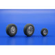 Eduard 648017 1/48 F-22A wheels Brassin for Aircraft Eduard 648017 1/48 F-22A wheels Brassin for Aircraft
