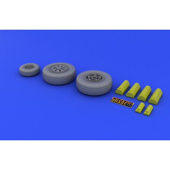 Eduard 648017 1/48 F-22A wheels Brassin for Aircraft Eduard 648017 1/48 F-22A wheels Brassin for Aircraft