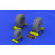 Eduard 648017 1/48 F-22A wheels Brassin for Aircraft Eduard 648017 1/48 F-22A wheels Brassin for Aircraft