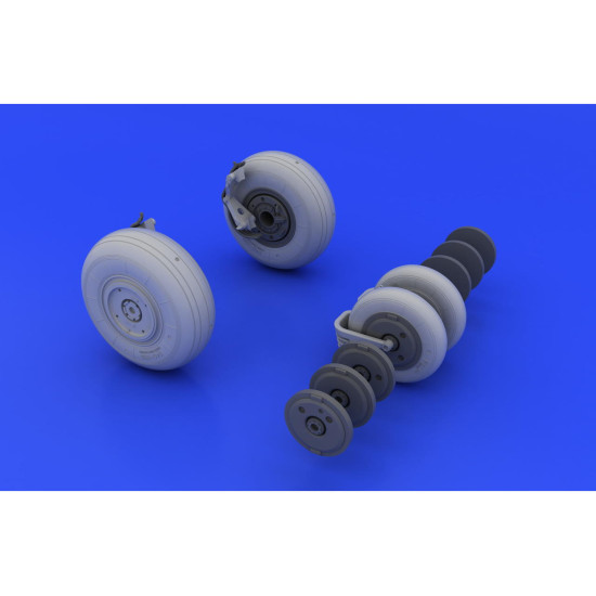 Eduard 648037 1/48 MiG-29 wheels Brassin for Aircraft Eduard 648037 1/48 MiG-29 wheels Brassin for Aircraft