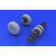 Eduard 648037 1/48 MiG-29 wheels Brassin for Aircraft Eduard 648037 1/48 MiG-29 wheels Brassin for Aircraft