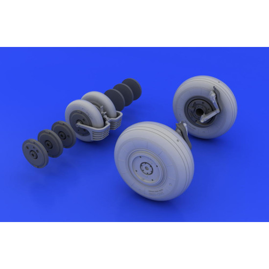 Eduard 648037 1/48 MiG-29 wheels Brassin for Aircraft Eduard 648037 1/48 MiG-29 wheels Brassin for Aircraft