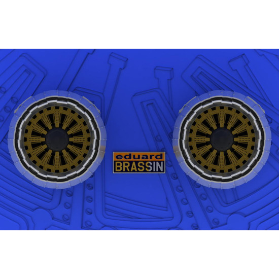 Eduard 648044 1/48 MiG-29 exhaust nozzles Brassin for Aircraft