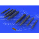 Eduard 648054 1/48 Su-25K wing pylons Brassin for Aircraft