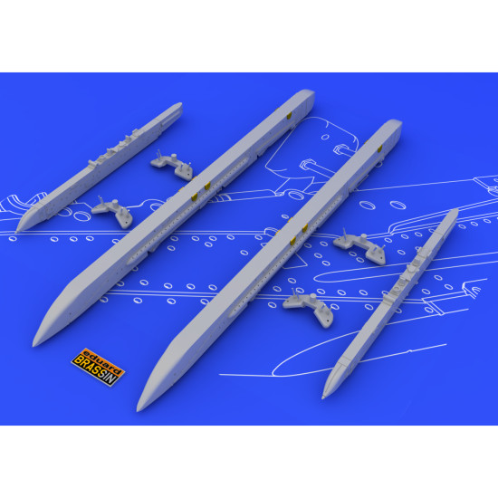 Eduard 648054 1/48 Su-25K wing pylons Brassin for Aircraft