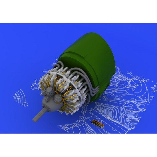 Eduard 648056 1/48 R-2800-10 engine Brassin for Aircraft