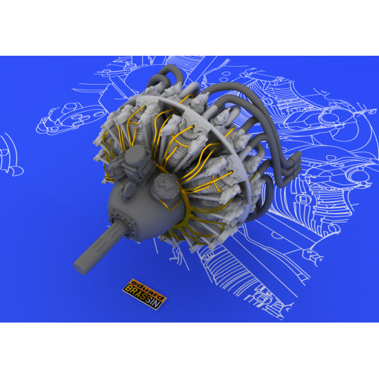 Eduard 648056 1/48 R-2800-10 engine Brassin for Aircraft