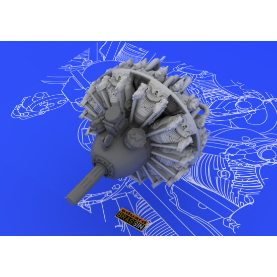 Eduard 648056 1/48 R-2800-10 engine Brassin for Aircraft