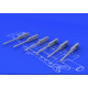 Eduard 648075 1/48 Browning M-2 guns (6pcs) Brassin for Aircraft