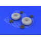 Eduard 648078 1/48 B-17 wheels Brassin for Aircraft