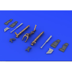Eduard 648080 1/48 MiG-21 undercarriage legs BRONZE Brassin for Aircraft