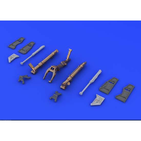 Eduard 648080 1/48 MiG-21 undercarriage legs BRONZE Brassin for Aircraft