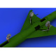 Eduard 648080 1/48 MiG-21 undercarriage legs BRONZE Brassin for Aircraft