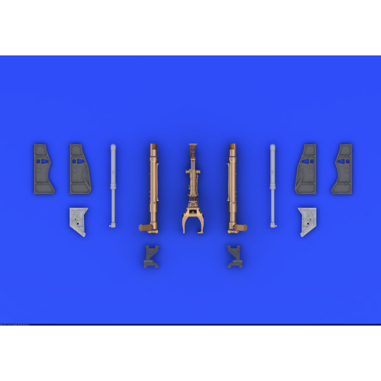 Eduard 648080 1/48 MiG-21 undercarriage legs BRONZE Brassin for Aircraft