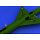 Eduard 648080 1/48 MiG-21 undercarriage legs BRONZE Brassin for Aircraft