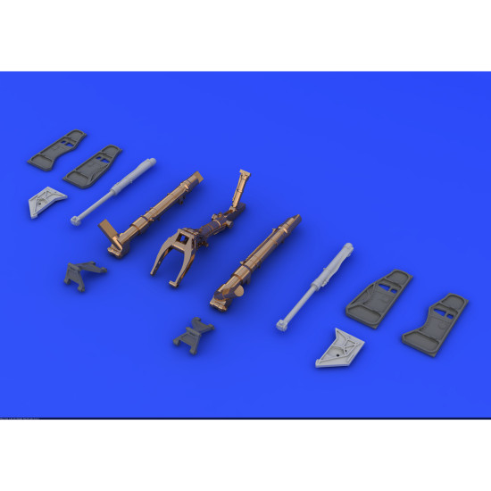 Eduard 648080 1/48 MiG-21 undercarriage legs BRONZE Brassin for Aircraft