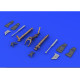 Eduard 648080 1/48 MiG-21 undercarriage legs BRONZE Brassin for Aircraft