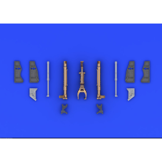Eduard 648080 1/48 MiG-21 undercarriage legs BRONZE Brassin for Aircraft